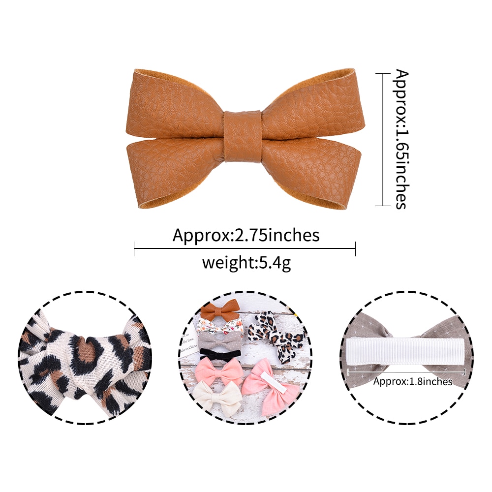 Baby Girl Hair Bows (4 pcs)